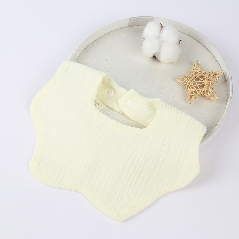 Soft Cotton Six-Layer Baby Bib