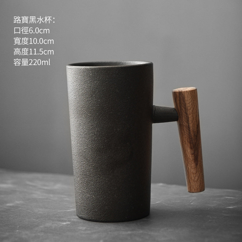 Japanese style stoneware mug