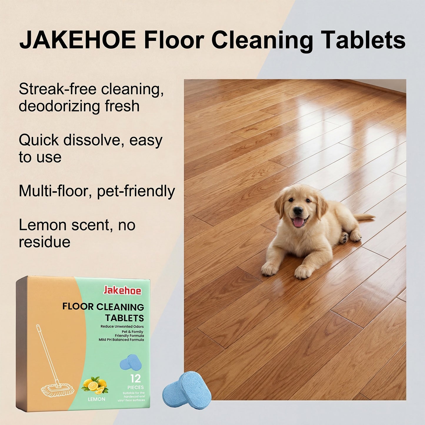 JAKEHOE Floor Cleaning Tablets