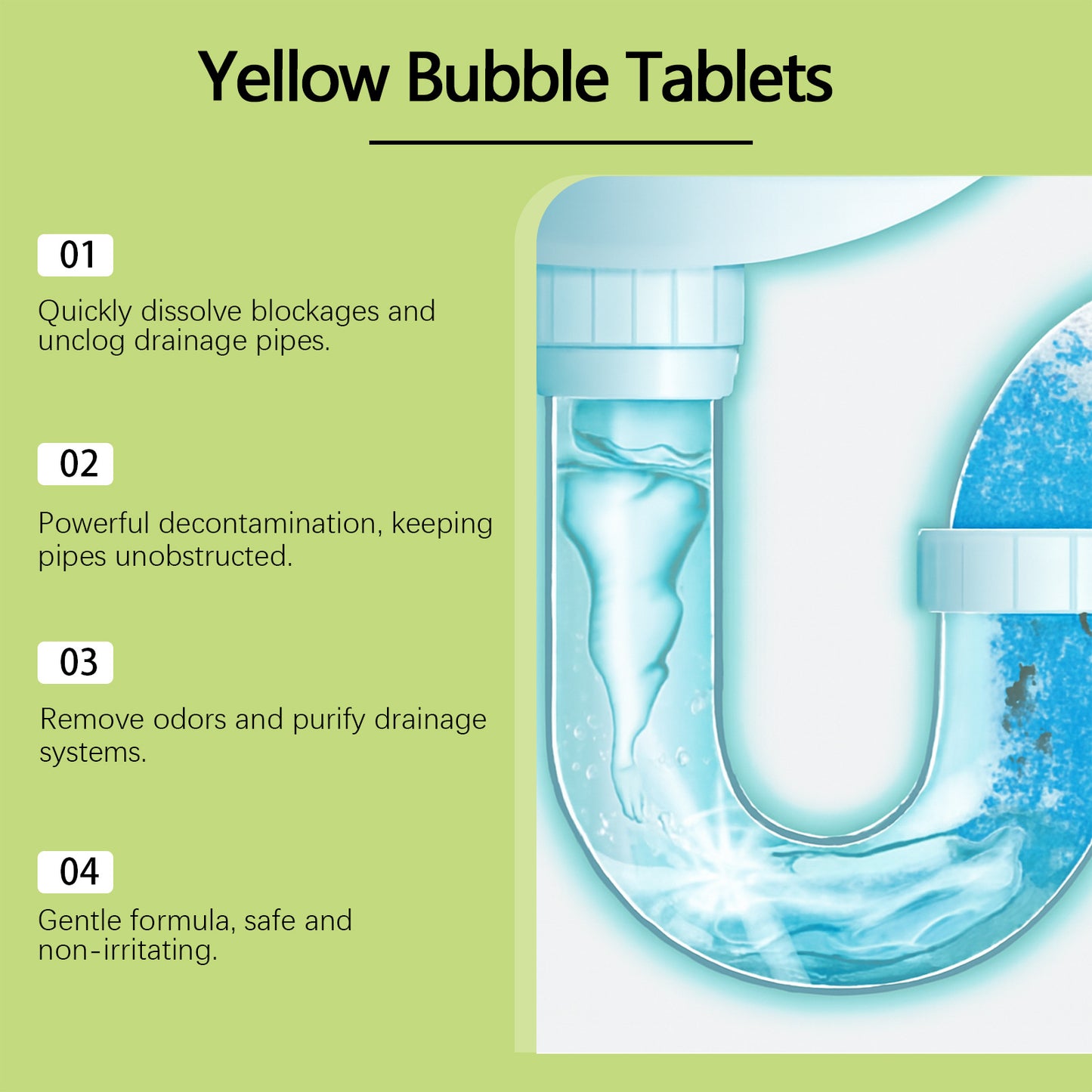 JAKEHOE Drain Cleaning Tablets