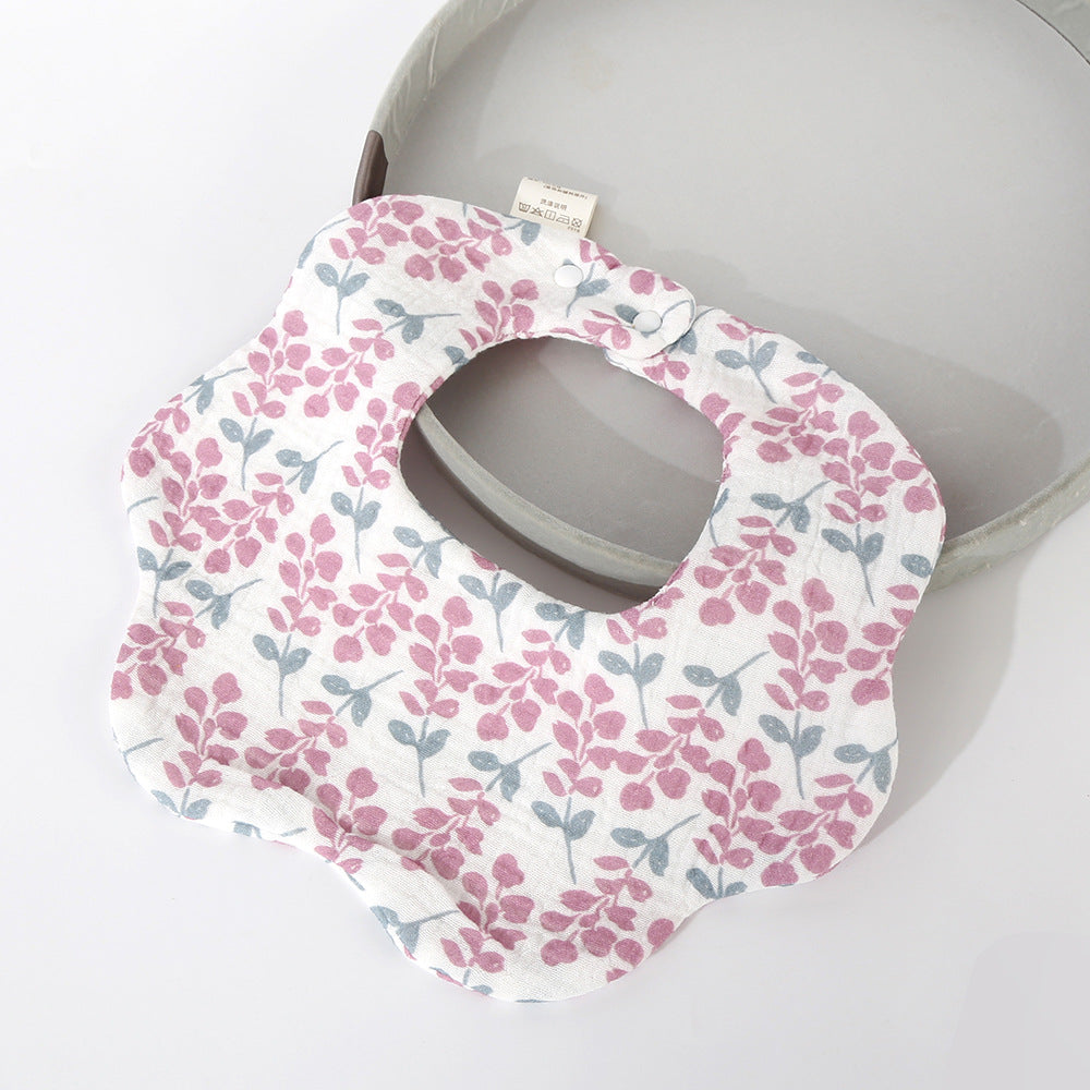Soft Cotton Six-Layer Baby Bib