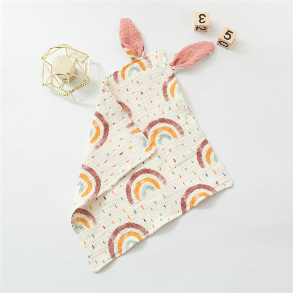 Baby rabbit ears comfort towel