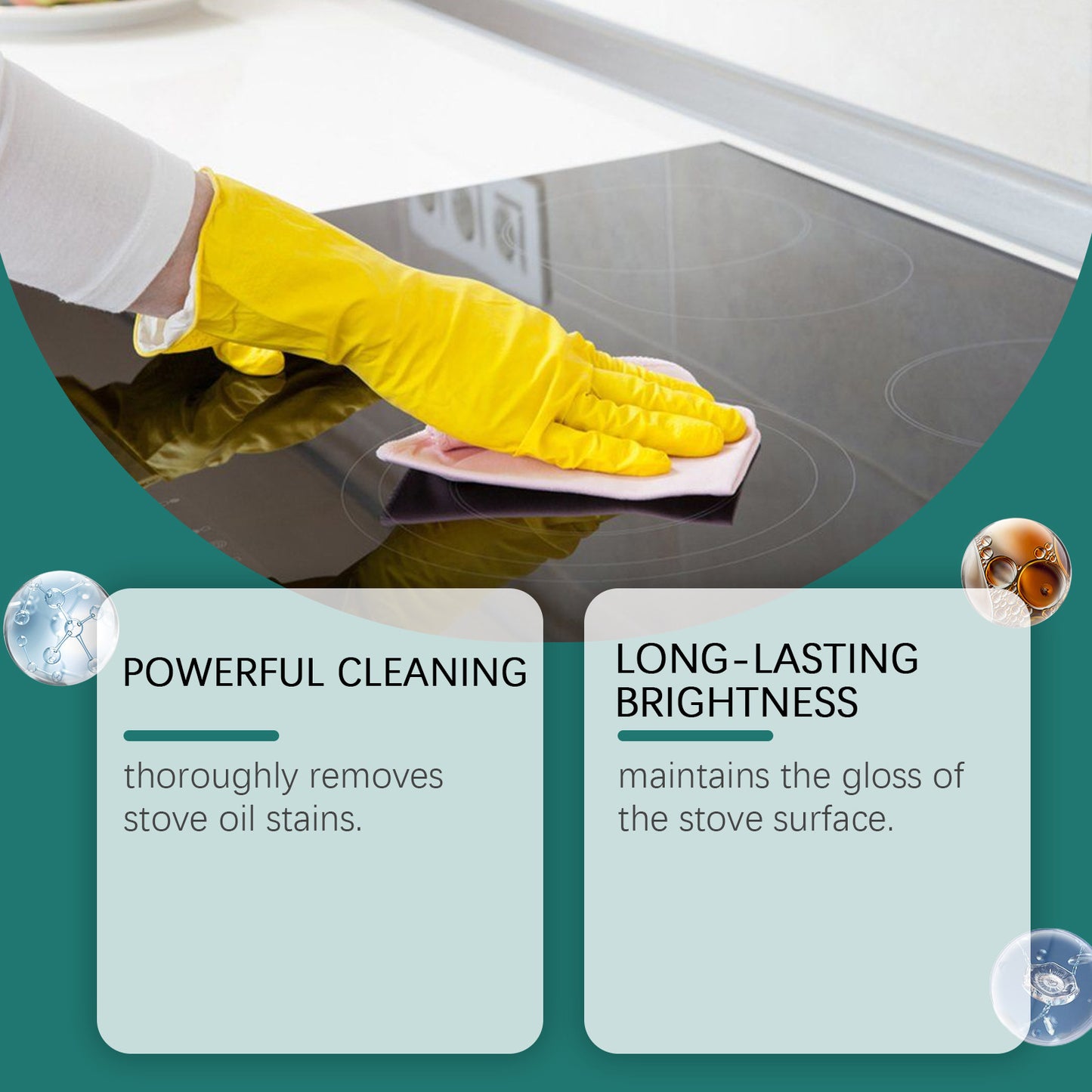 JAKEHOE Glass Stove Cleaner & Polisher