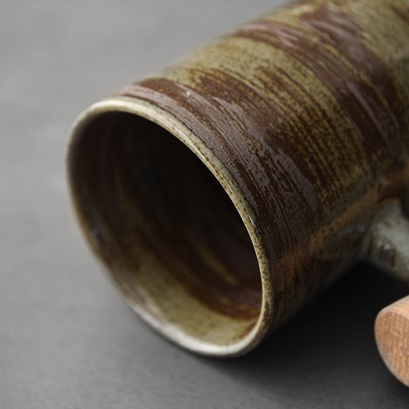 Japanese style stoneware mug