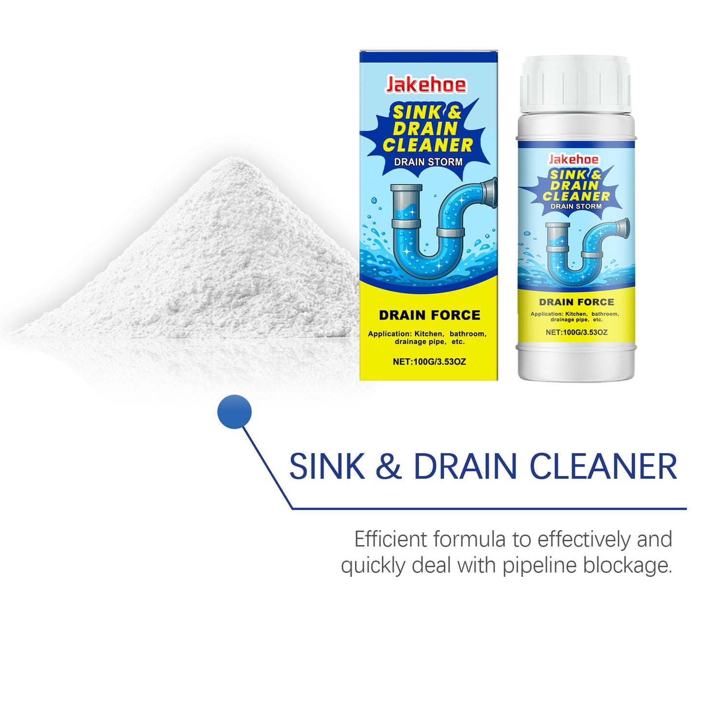 JAKEHOE Sink and Drain Cleaner