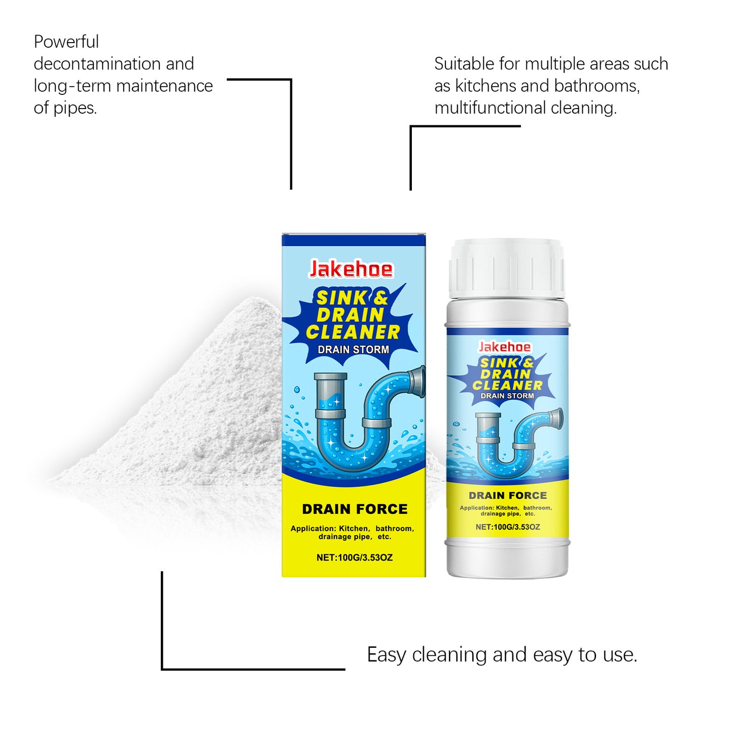 JAKEHOE Sink and Drain Cleaner