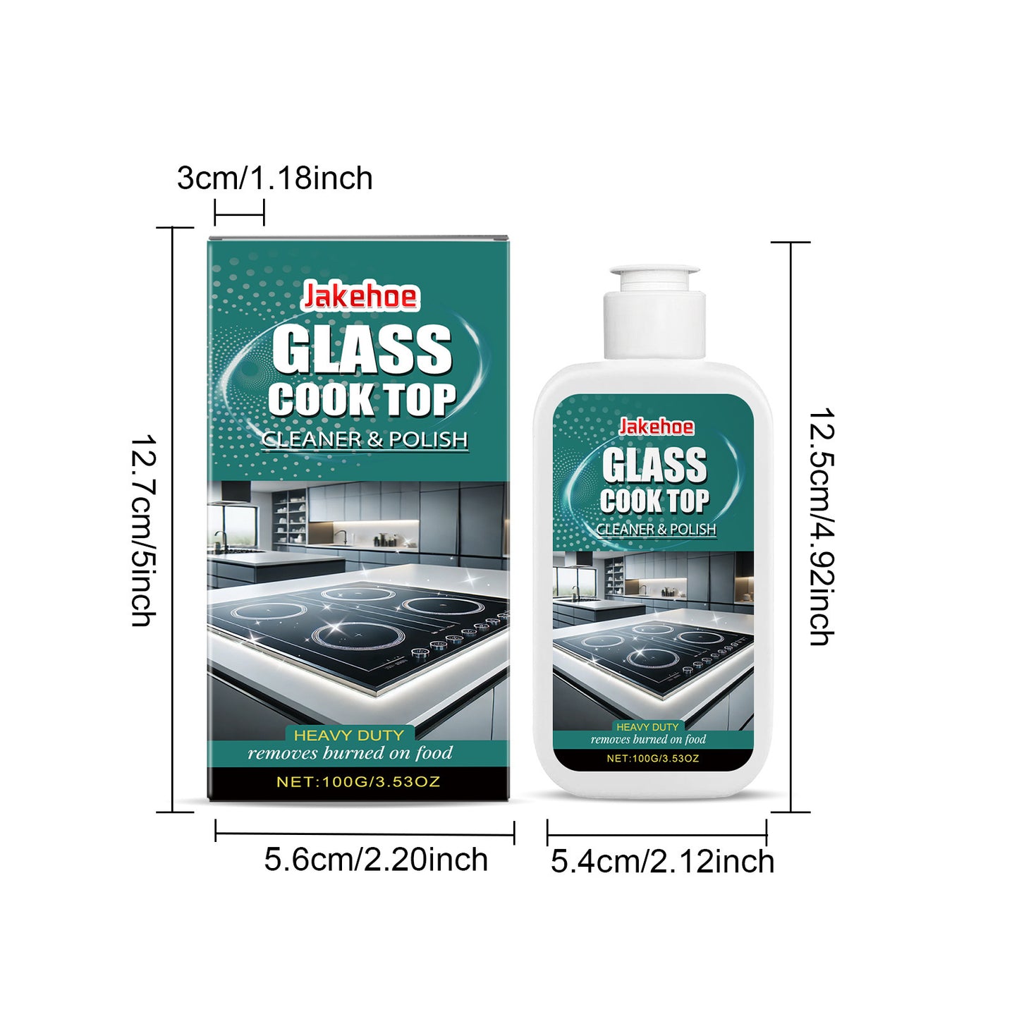 JAKEHOE Glass Stove Cleaner & Polisher