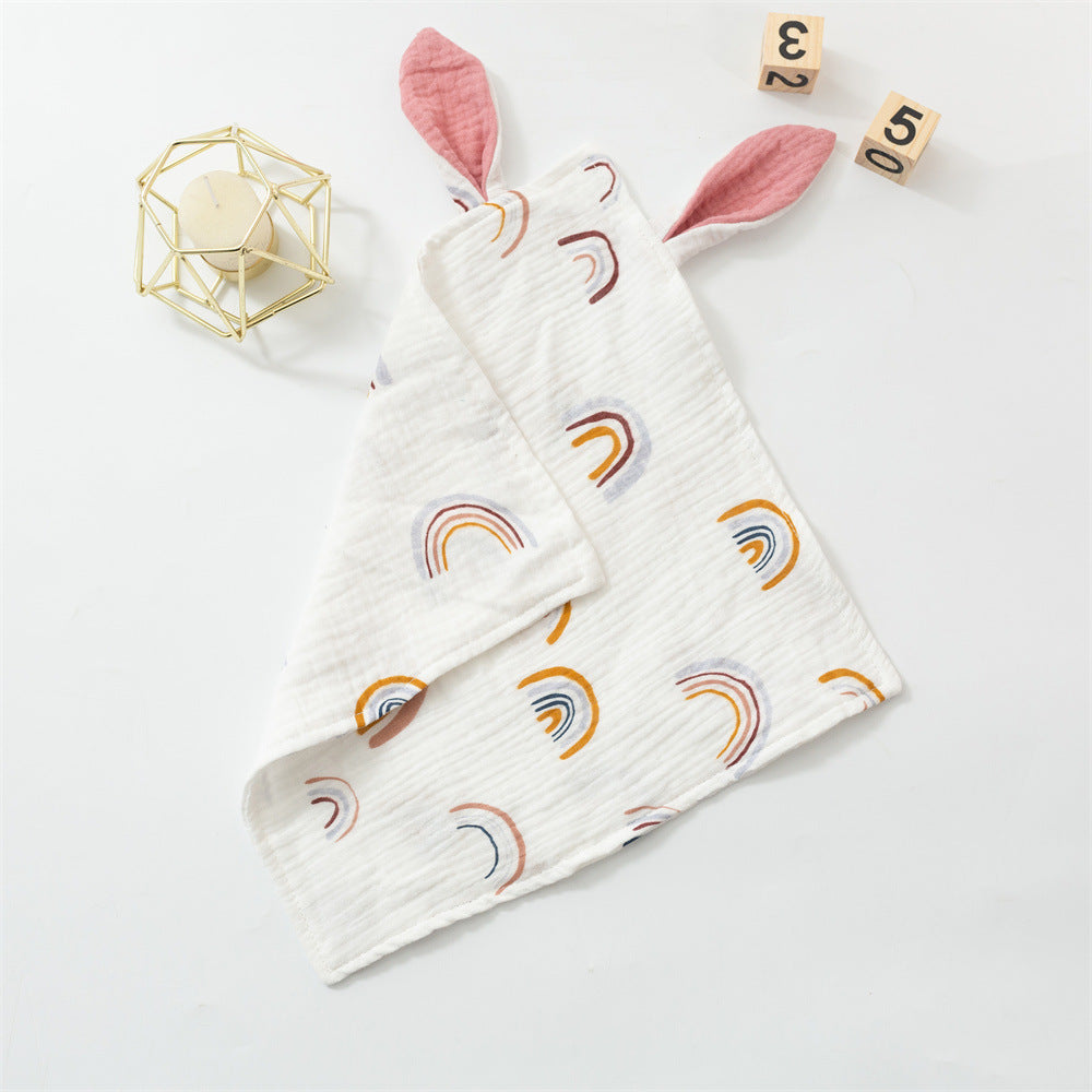 Baby rabbit ears comfort towel