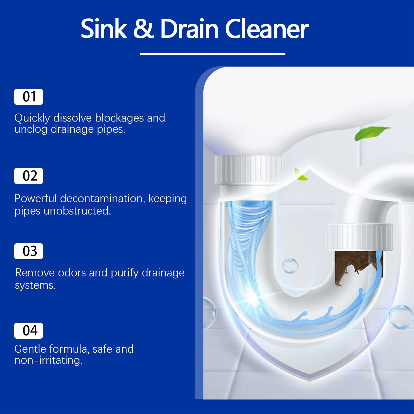 JAKEHOE Sink and Drain Cleaner