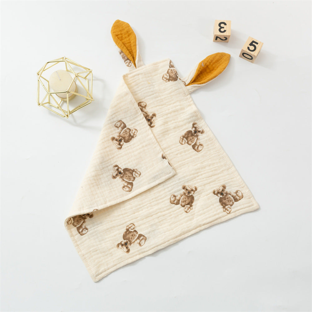 Baby rabbit ears comfort towel
