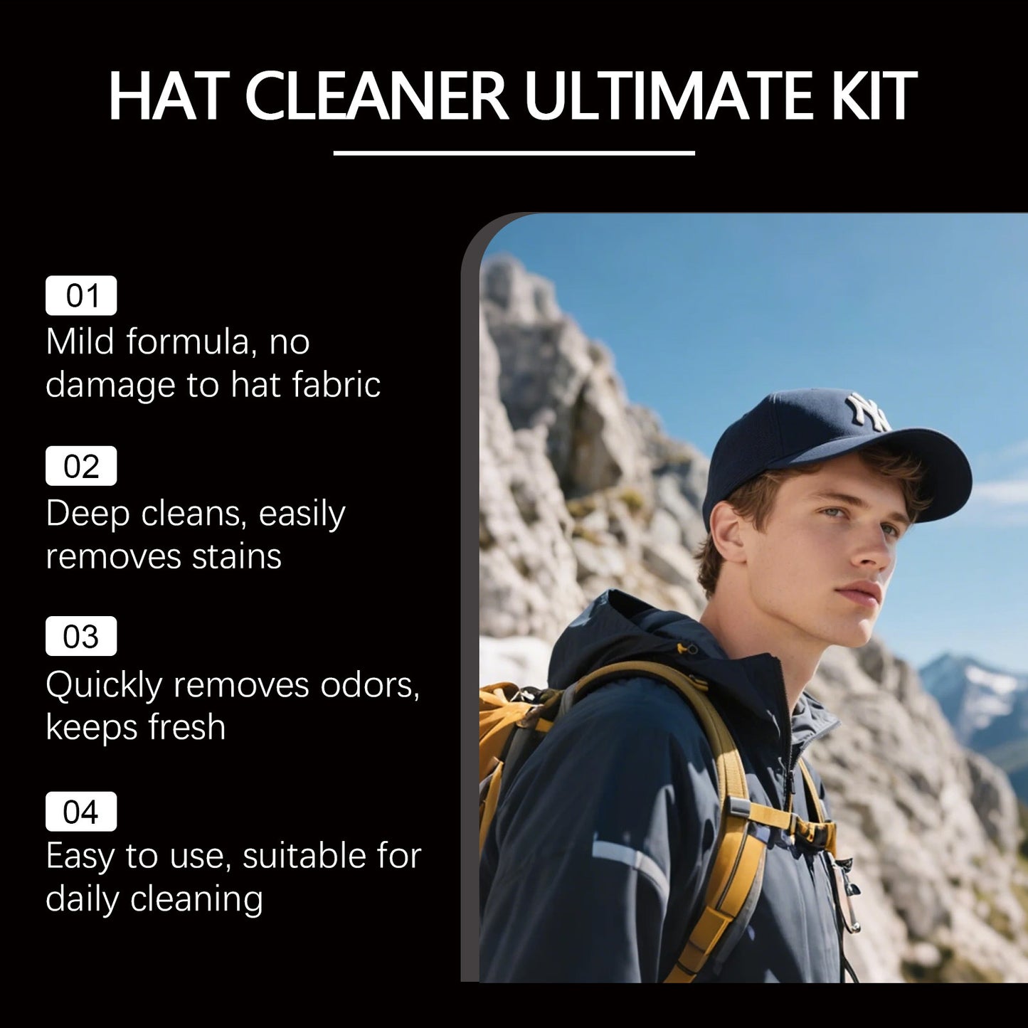 JAKEHOE Baseball Cap Cleaning Kit