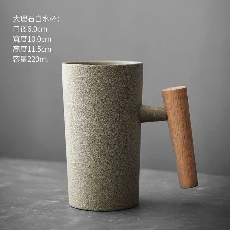 Japanese style stoneware mug