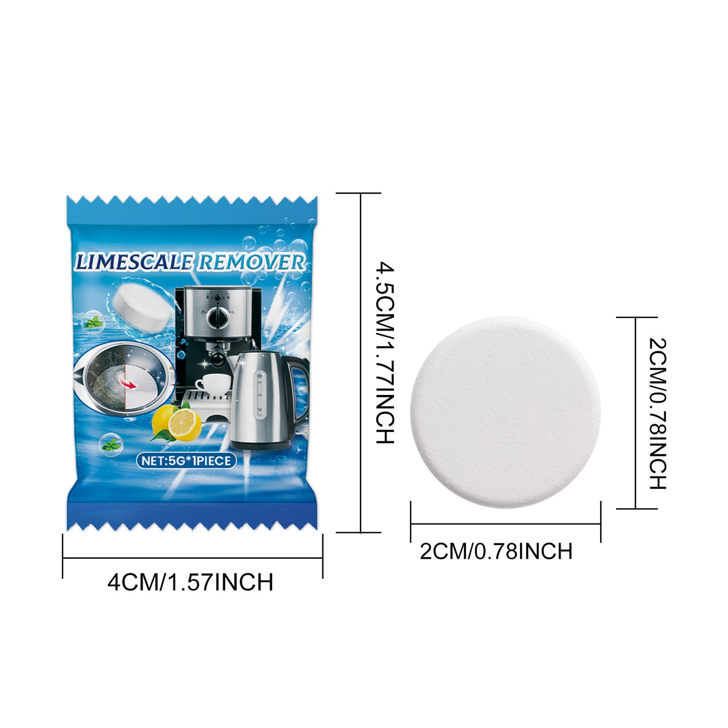 JAKEHOE limescale cleaning effervescent tablets