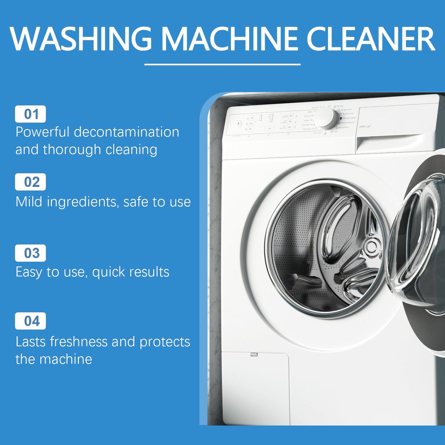 JAKEHOE Washing Machine Cleaning Powder