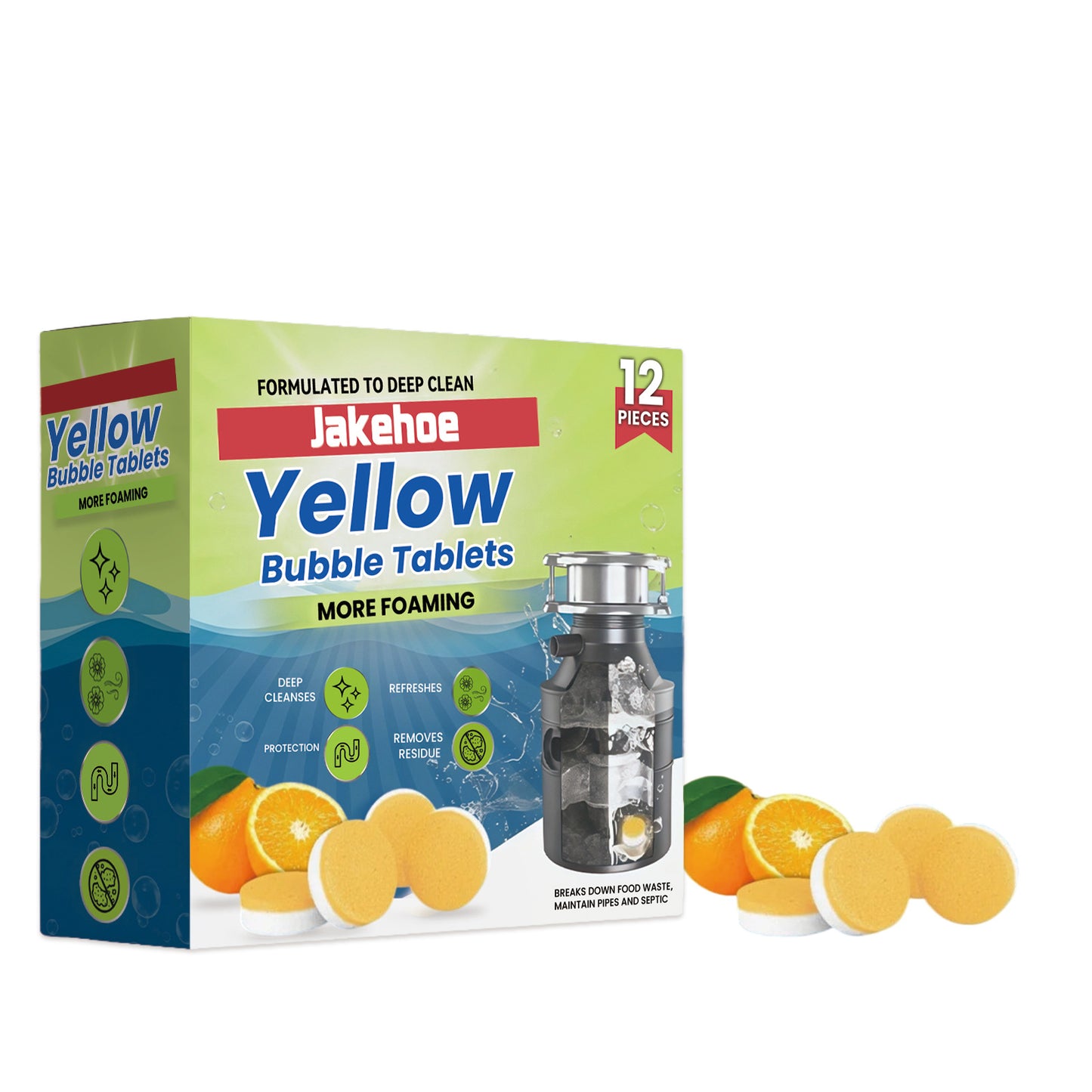 JAKEHOE Drain Cleaning Tablets
