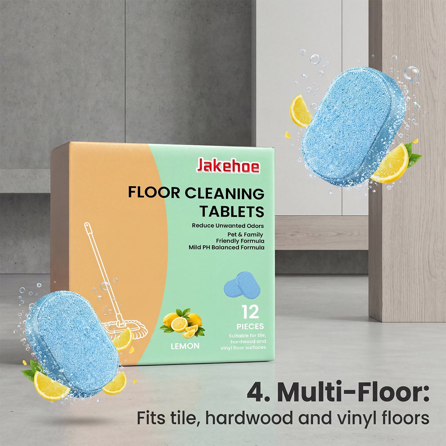JAKEHOE Floor Cleaning Tablets