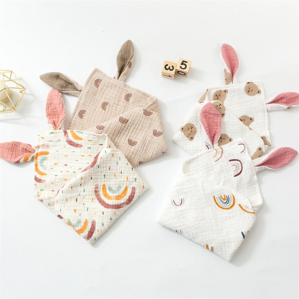 Baby rabbit ears comfort towel