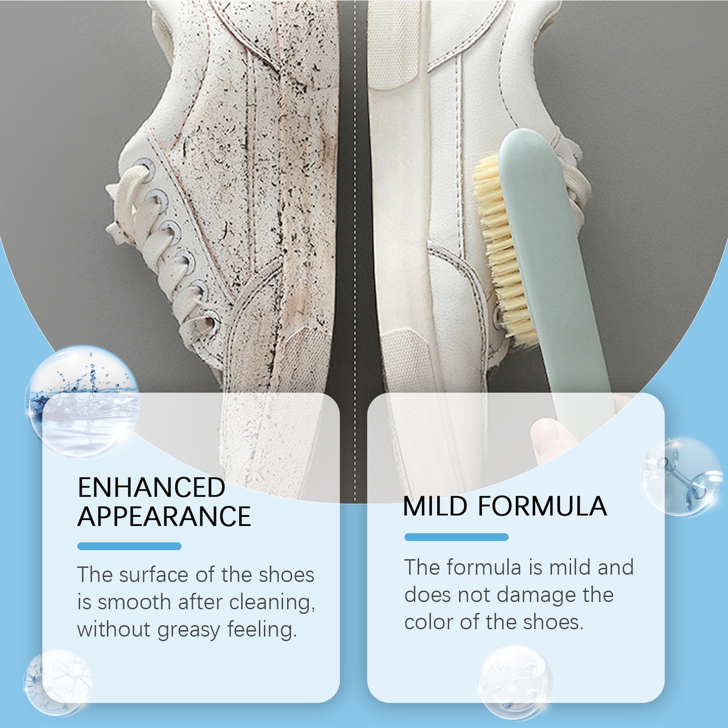JAKEHOE White Shoe Foam Cleaner