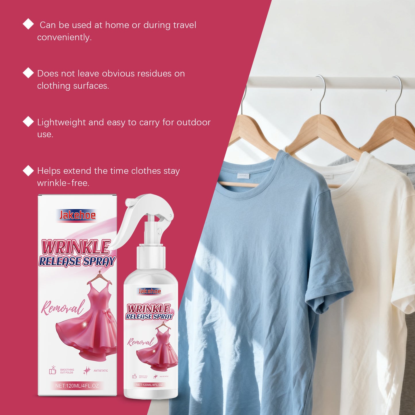 JAKEHOE Wrinkle Removal Spray