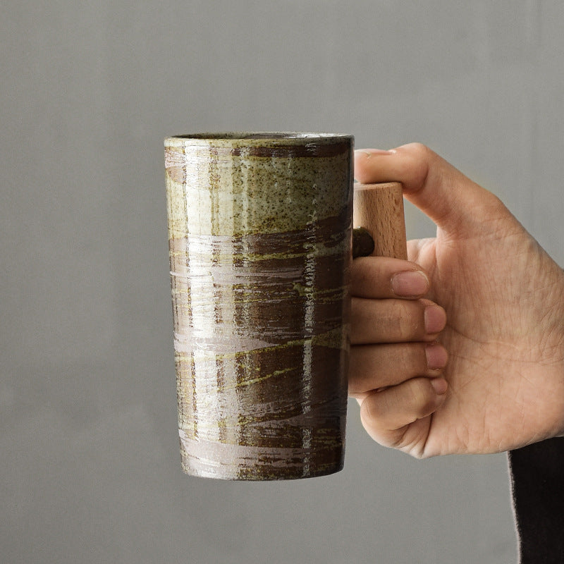 Japanese style stoneware mug