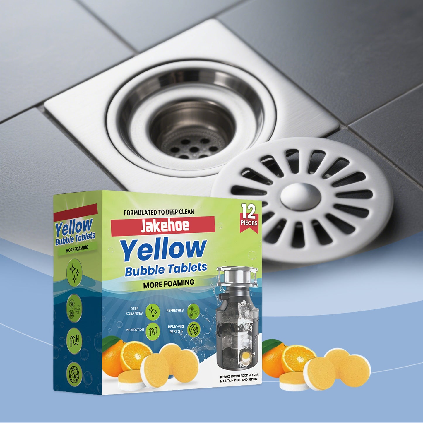 JAKEHOE Drain Cleaning Tablets