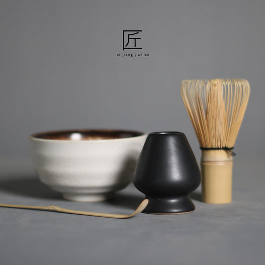 Japanese style matcha set