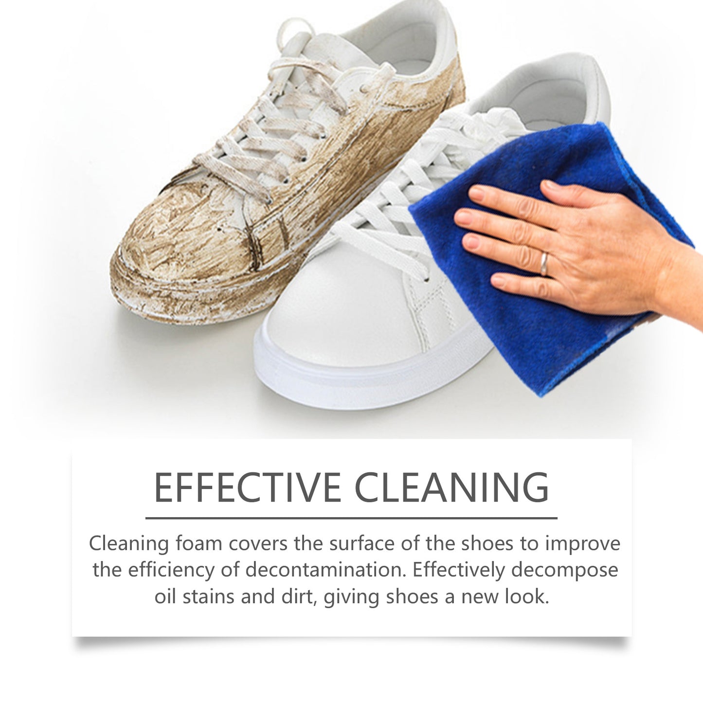 JAKEHOE White Shoe Foam Cleaner
