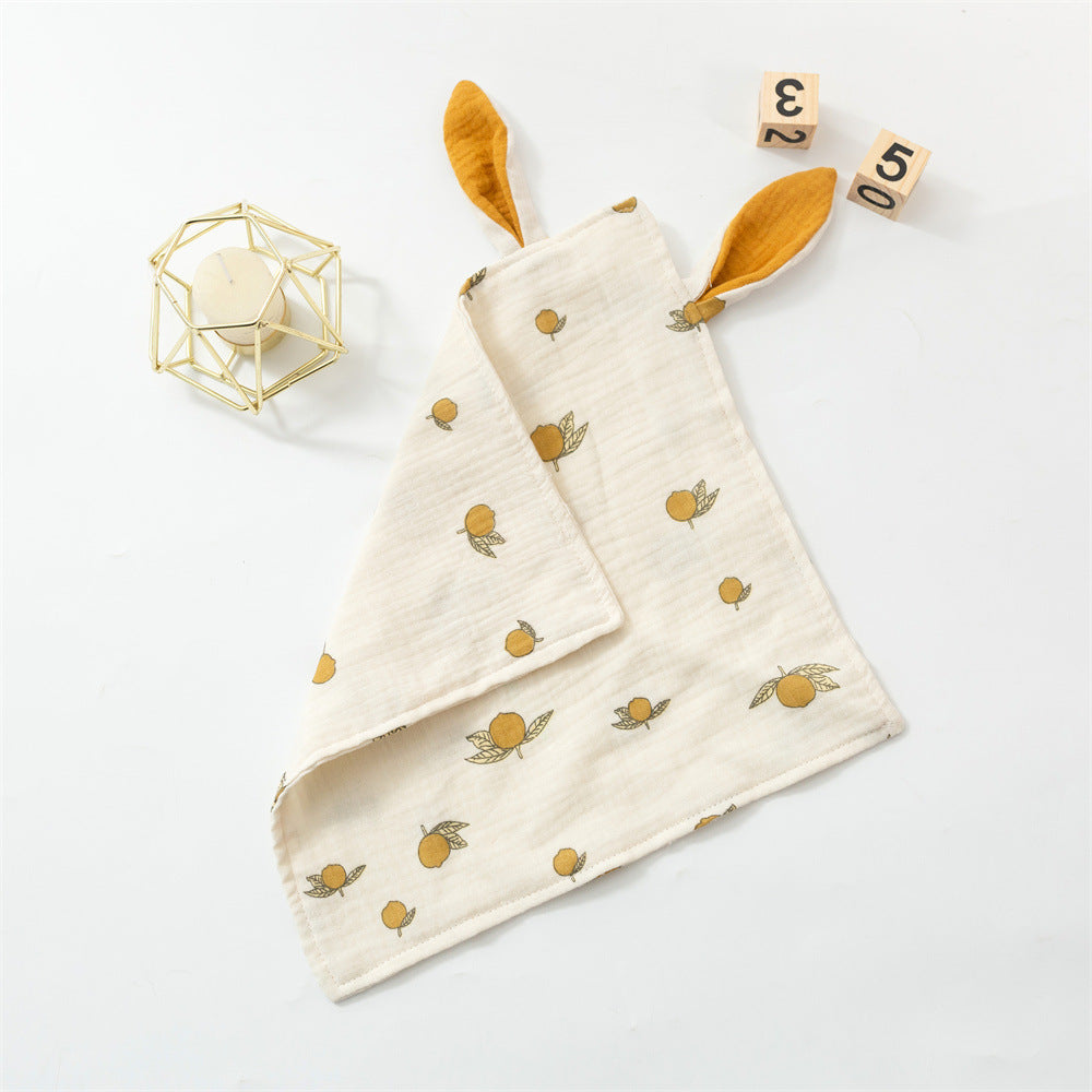 Baby rabbit ears comfort towel