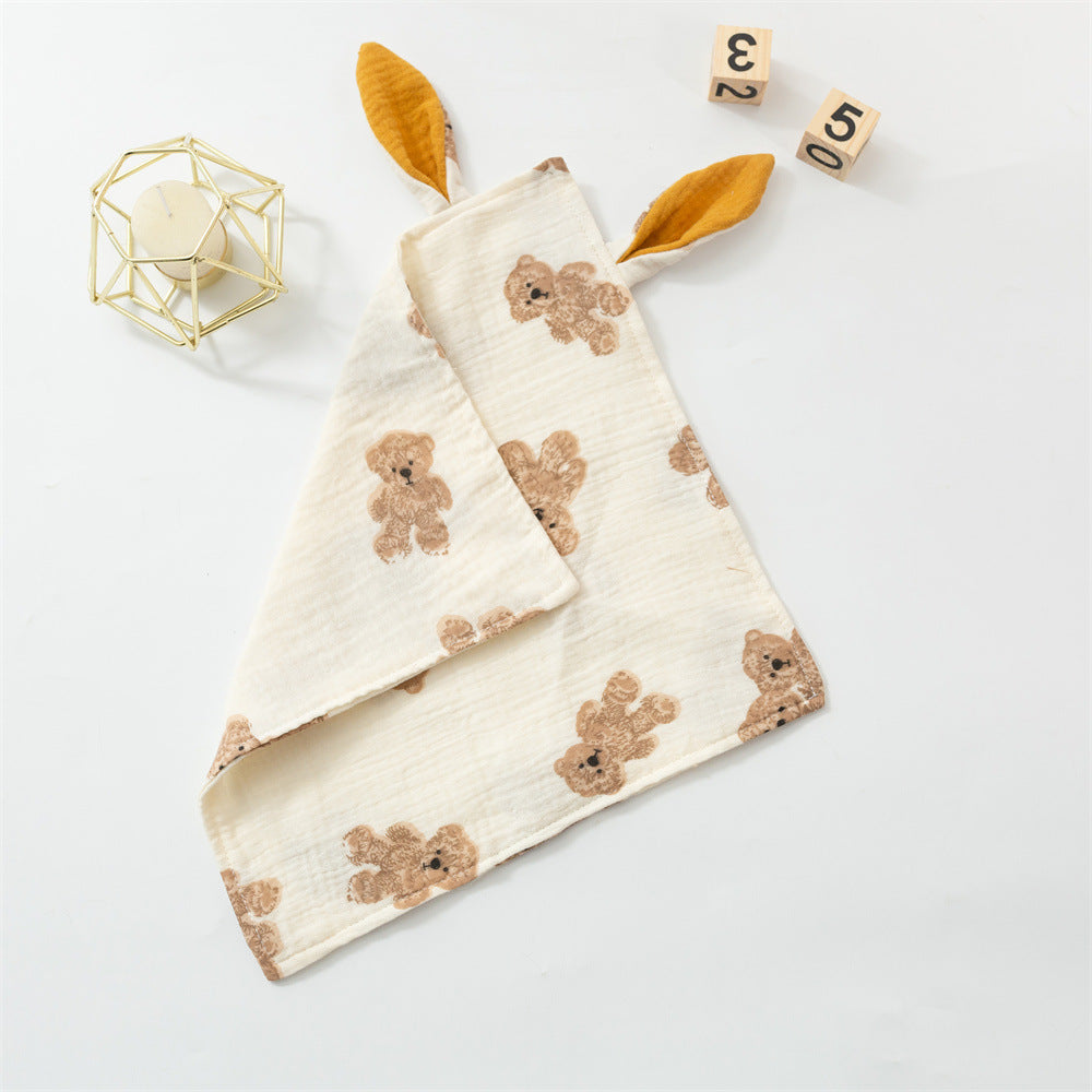 Baby rabbit ears comfort towel