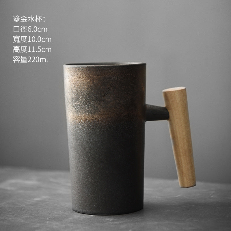 Japanese style stoneware mug