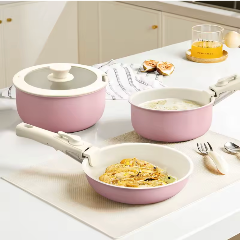 Detachable Handle Multi-Pot Set
